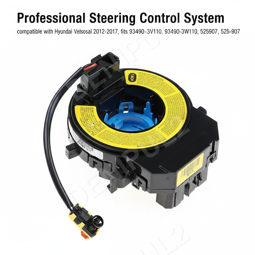 Automotive Clock Drive Plug Connector Spring Harness Fits Hyundai Veloster 2012 2013 2014 2015 2016 2017 Part# 93490-3V110